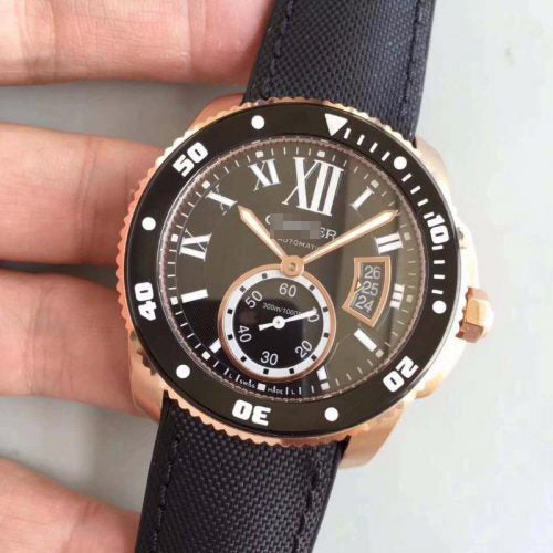 CALIBRE DE DIVER W7100052 42MM JF FACTORY BLACK DIAL