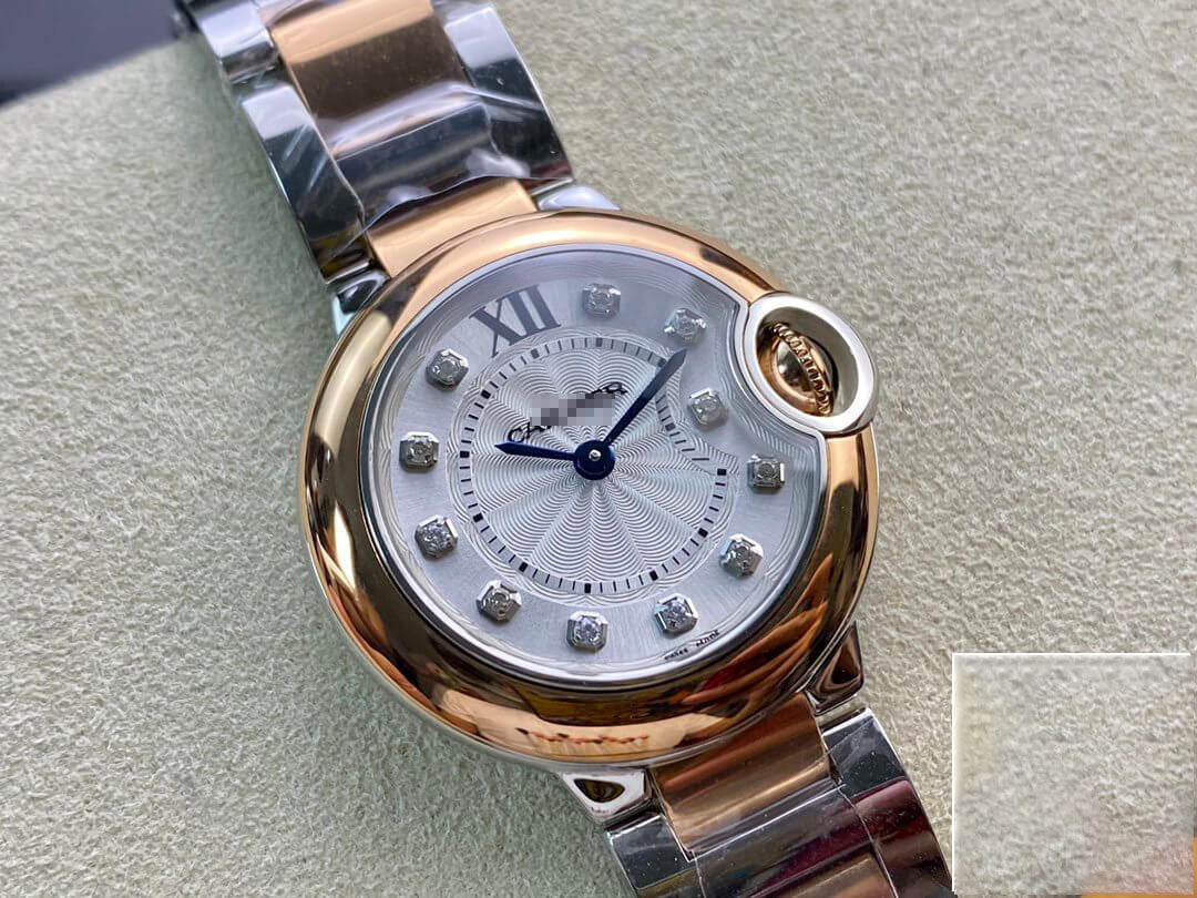 BALLON BLEU DE 28MM W3BB0005 V6 FACTORY WHITE DIAL