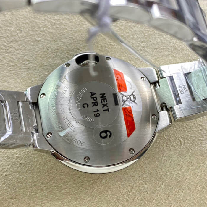 BALLON BLEU DE WE902074 33MM V6 FACTORY SILVER STAINLESS STEEL STRAP