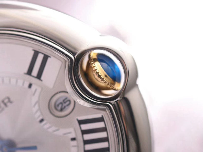 BALLON BLEU DE W69009Z3 WRAP GOLD V9 FACTORY SILVER WHITE DIAL