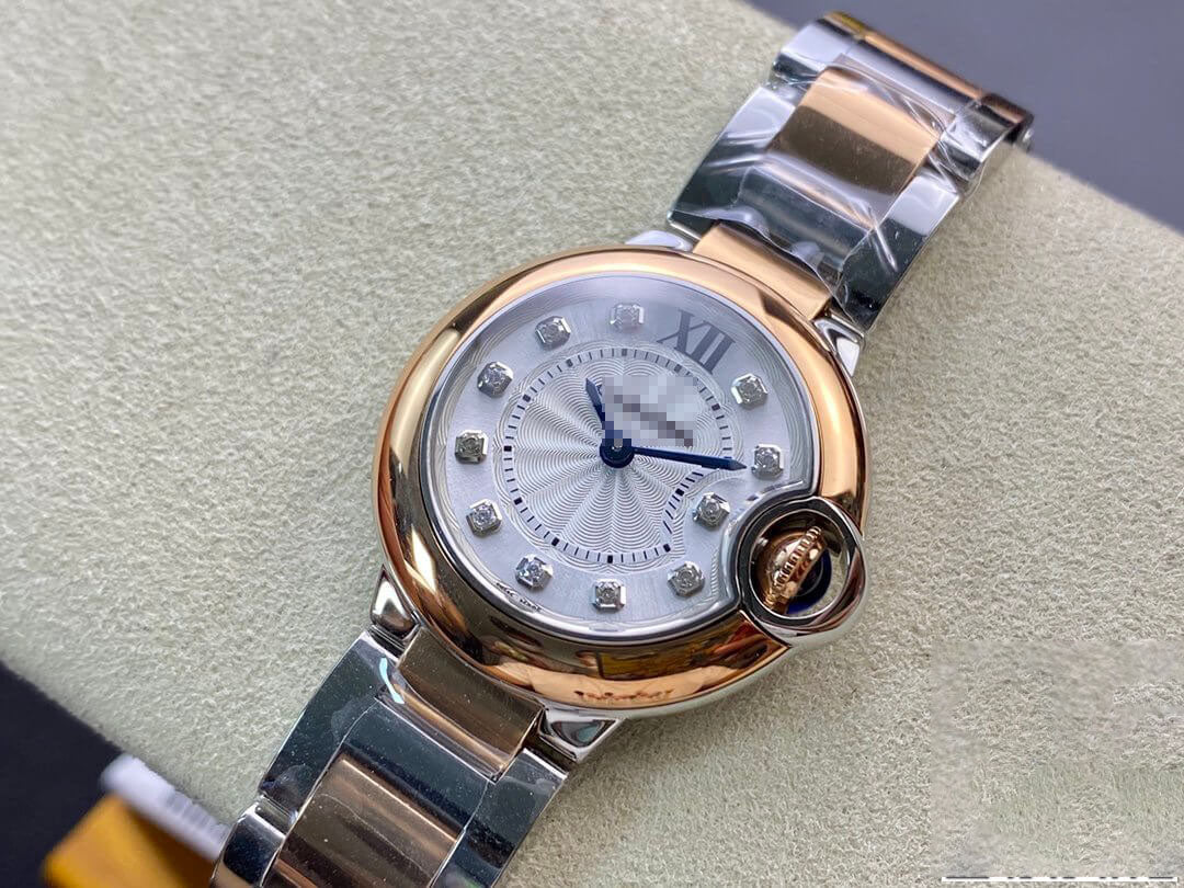 BALLON BLEU DE 28MM W3BB0005 V6 FACTORY WHITE DIAL
