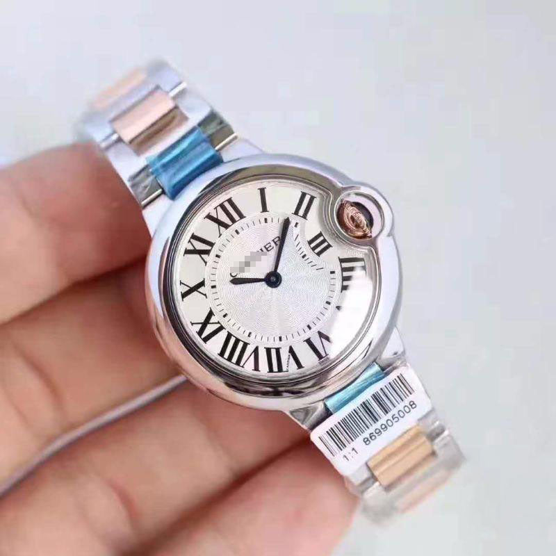 BALLON BLEU DE LADIES W6920033 36MM V6 FACTORY WHITE TEXTURED DIAL