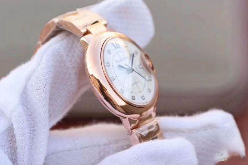BALLON BLEU DE LADIES 33 WE902062 V9 FACTORY WHITE TEXTURED DIAL