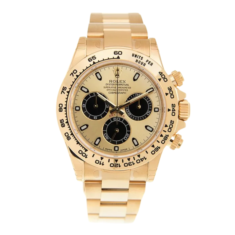Rolex Daytona Yellow Gold Champagne Dial 116508-0014 Mens 40mm