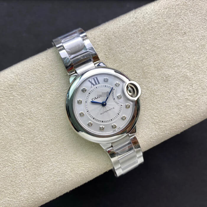 BALLON BLEU DE WE902074 33MM V6 FACTORY SILVER STAINLESS STEEL STRAP