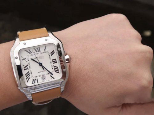 SANTOS DE LARGE 2018 WSSA0009 KOR FACTORY WHITE DIAL