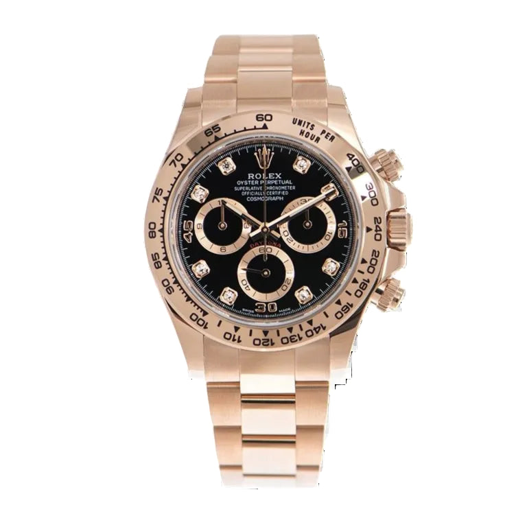 Rolex Daytona Rose Gold Black Dial 116505 40mm