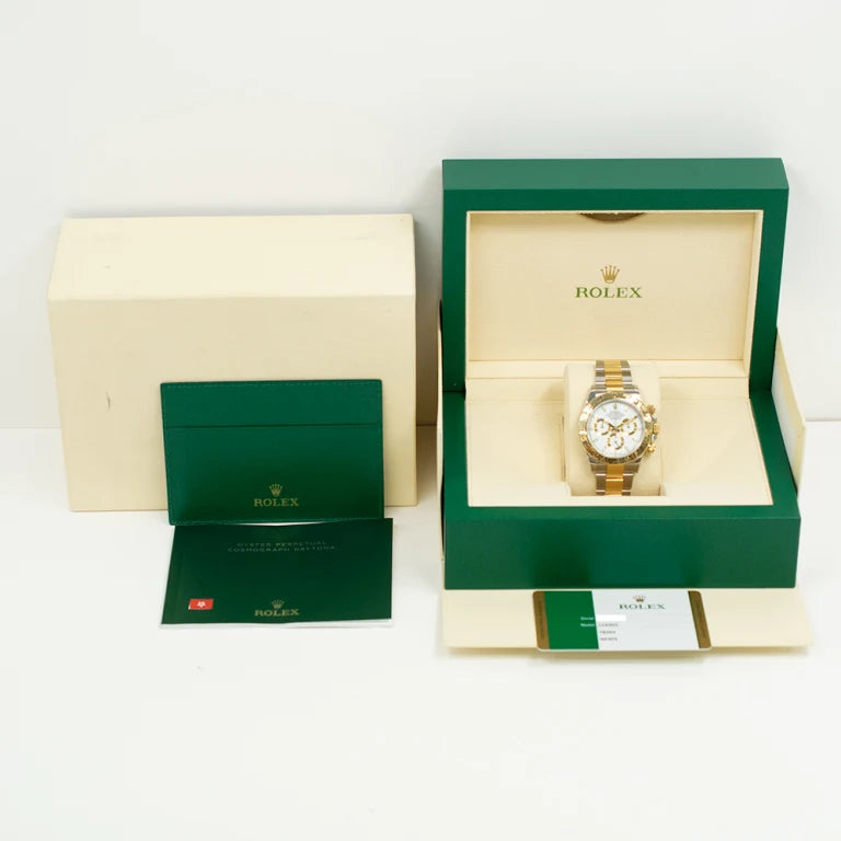 Rolex Daytona Yellow Gold White Dial 116503-0001 Mens 40mm