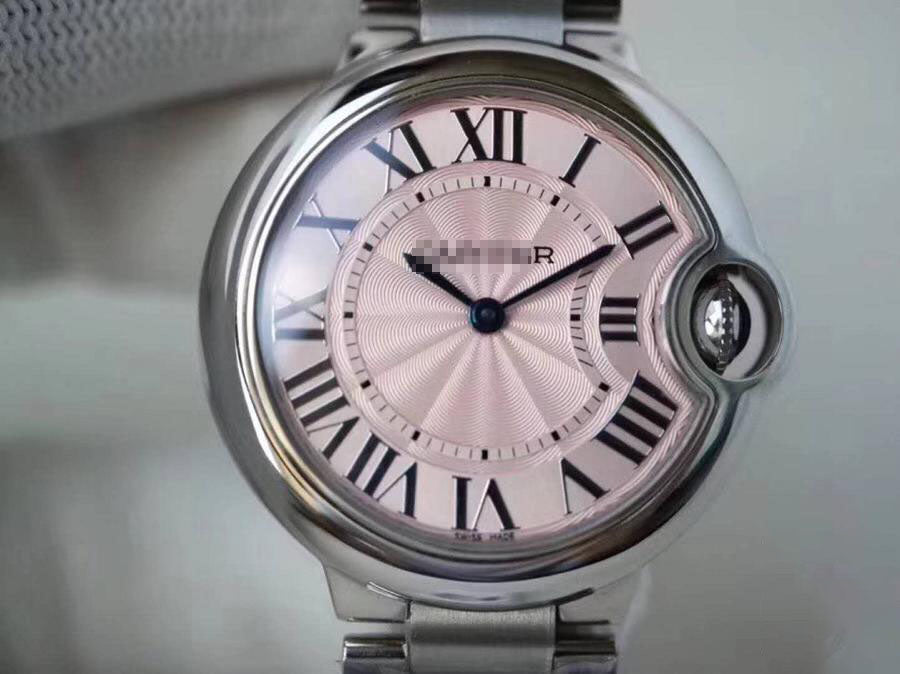 BALLON BLEU DE WE902073 33MM V6 FACTORY PINK DIAL