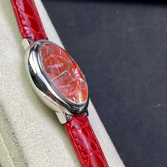 BALLON BLEU DE 36MM 3K FACTORY RED STRAP