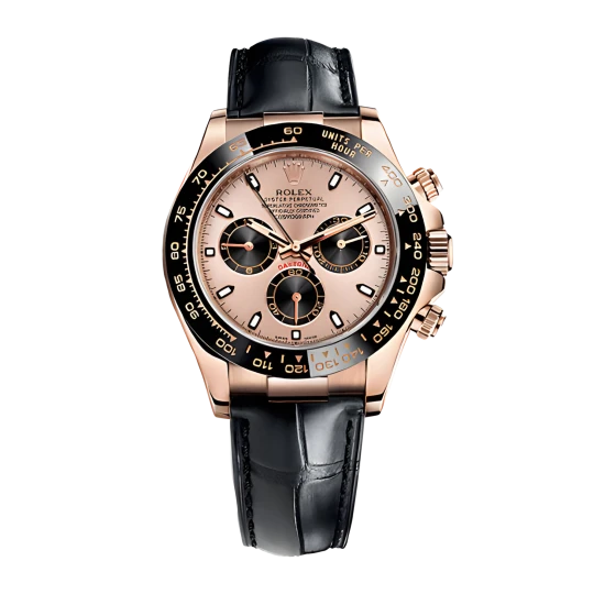 Rolex Daytona Rose Gold Pink Dial 116515LN-0009 Mens 40mm