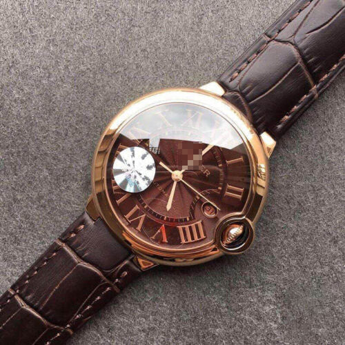 BALLON BLEU DE W6920037 V6 FACTORY BROWN STRAP
