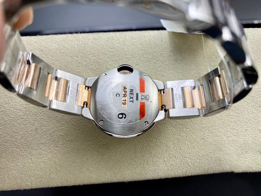 BALLON BLEU DE 28MM W3BB0005 V6 FACTORY WHITE DIAL