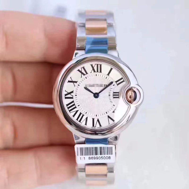 BALLON BLEU DE LADIES W6920033 36MM V6 FACTORY WHITE TEXTURED DIAL