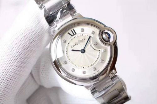 BALLON BLEU DE WE9020 33MM V6 FACTORY WHITE DIAL