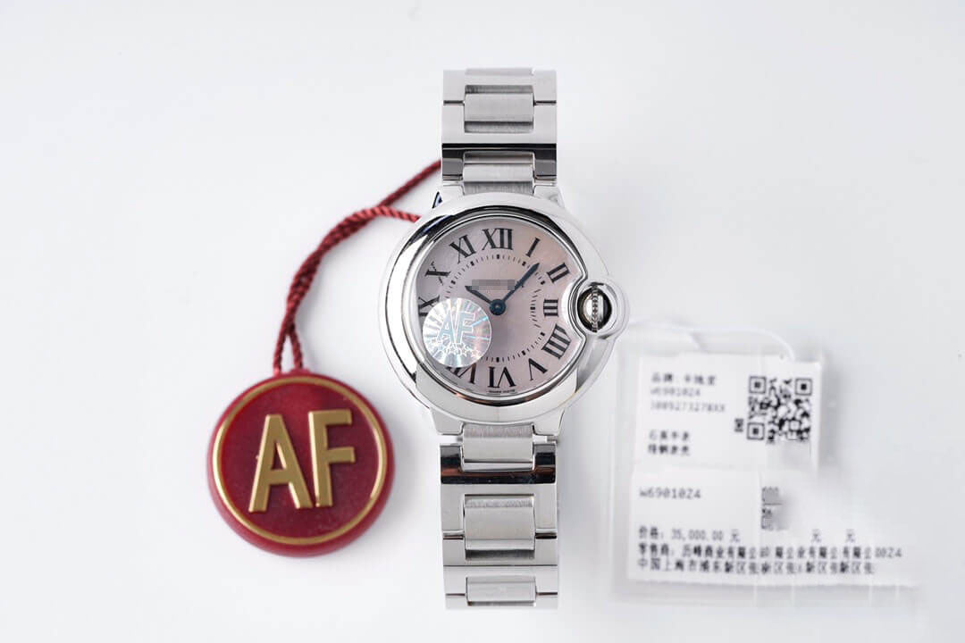 BALLON BLEU DE 28MM AF FACTORY STAINLESS STEEL STRAP