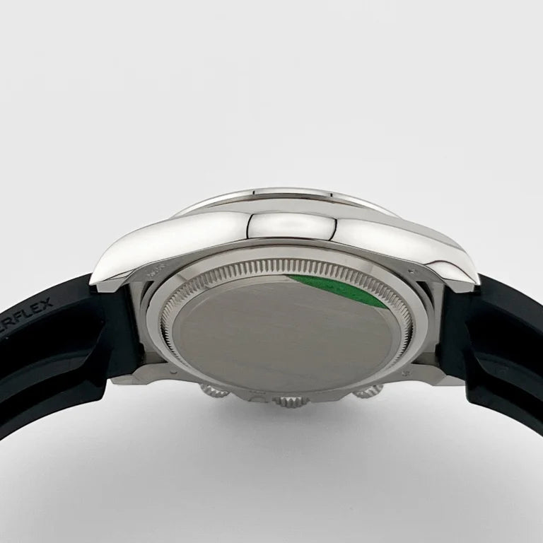 Rolex Daytona White Gold Oysterflex Black Dial 126519LN-0002 Mens 40mm