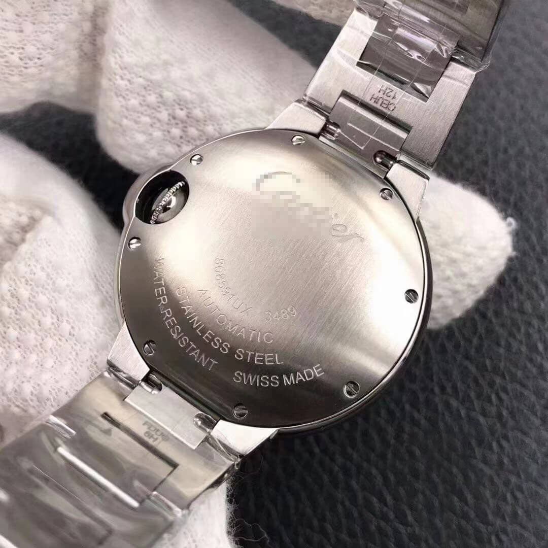 BALLON BLEU DE 33MM W6920041 V6 FACTORY STAINLESS STEEL PINK DIAL
