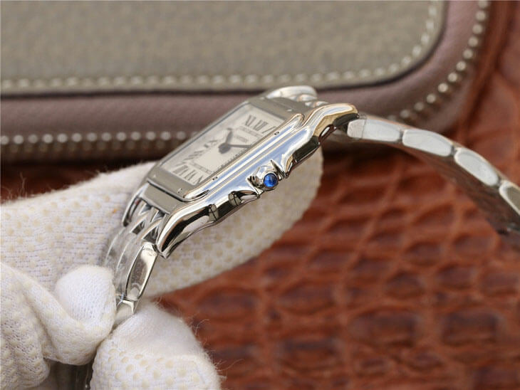 PANTHERE DE WSPN0007 GF FACTORY STAINLESS STEEL STRAP