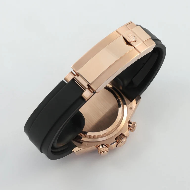 Rolex Daytona Rose Gold Oysterflex Pink Dial 126515LN-0006 Mens 40mm