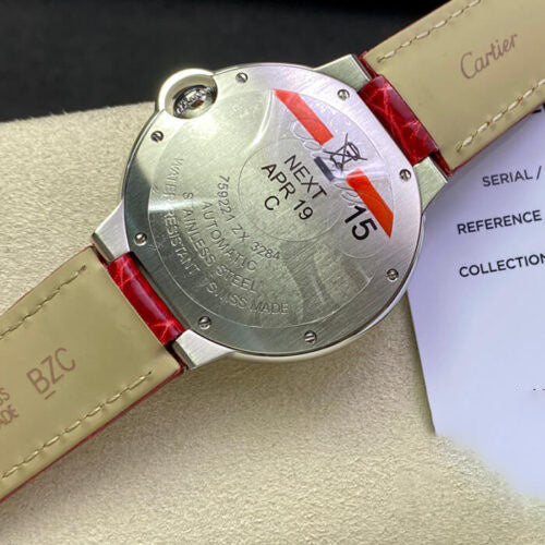 BALLON BLEU DE 36MM 3K FACTORY RED STRAP