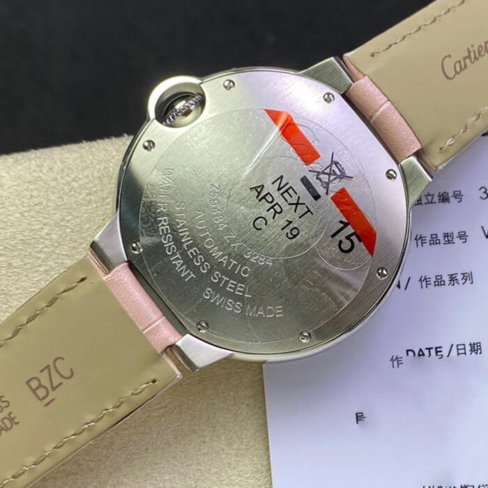 BALLON BLEU DE 36MM WSBB0007 3K FACTORY PINK DIAL