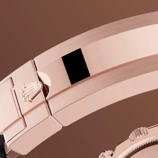 Rolex Daytona Rose Gold Oysterflex Brown Dial 126515LN-0010 mens 40mm