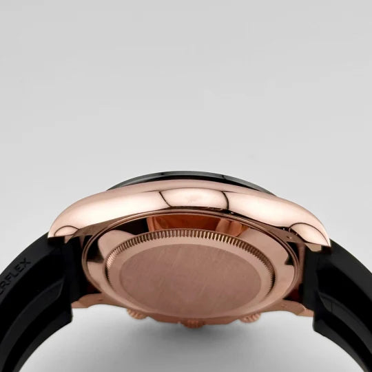 Rolex Daytona Rose Gold Oysterflex Brown Dial 116515LN-0041 Mens 40mm