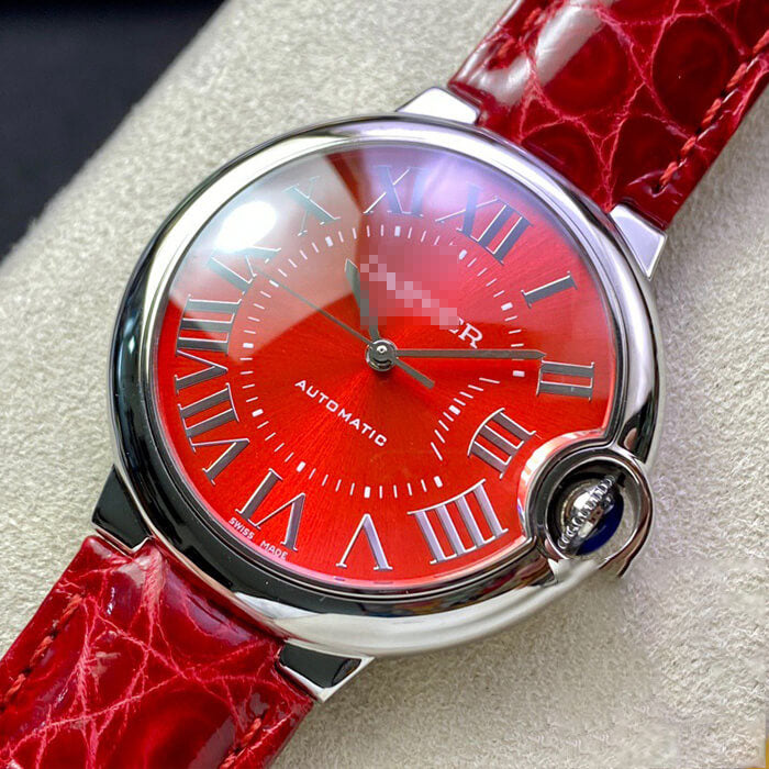 BALLON BLEU DE 36MM 3K FACTORY RED STRAP