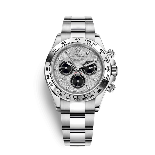 Rolex Daytona White Gold Meteorite Dial 116509-0073 Mens 40mm