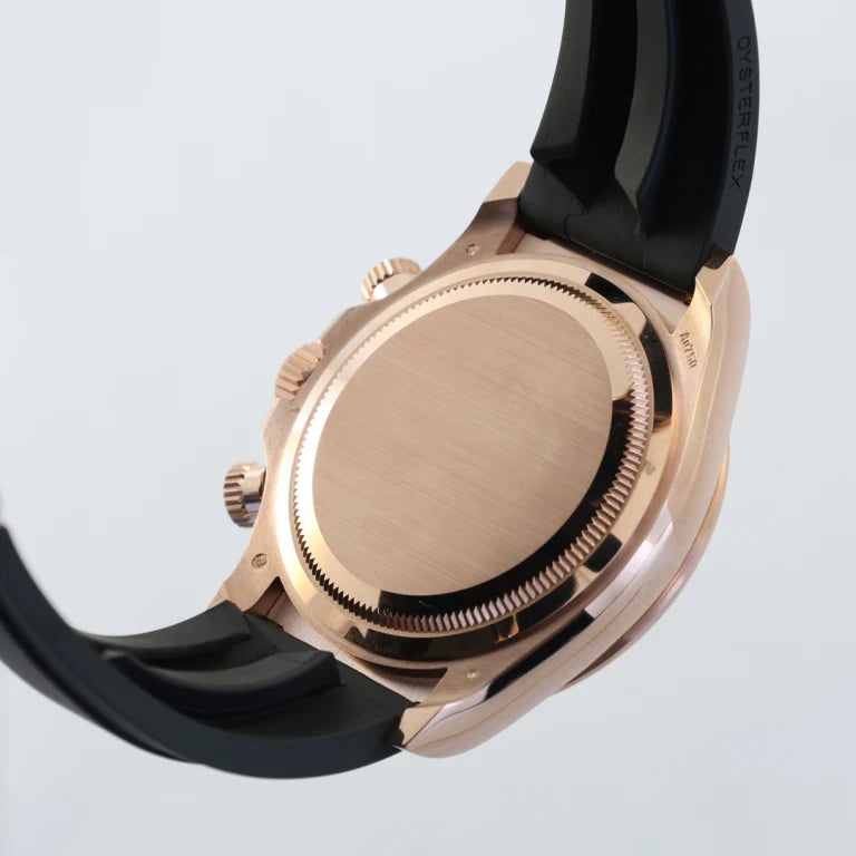 Rolex Daytona Rose Gold Oysterflex Pink Dial 126515LN-0006 Mens 40mm