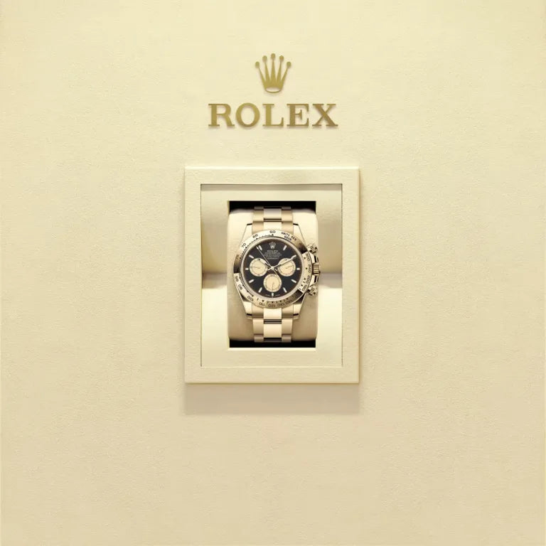 Rolex Daytona Yellow Gold Black Dial 126508-0002 Mens 40mm