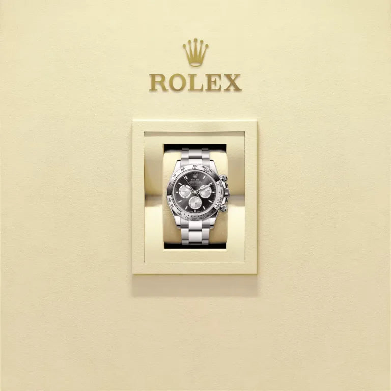 Rolex Daytona White Gold Black Dial 126509-0001 Mens 40mm