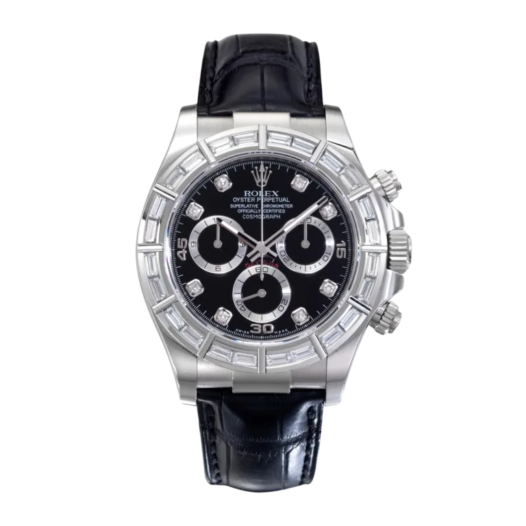 Rolex Daytona White Gold Diamond Black Dial 116589BR 40mm
