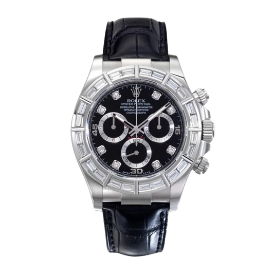 Rolex Daytona White Gold Diamond Black Dial 116589BR 40mm