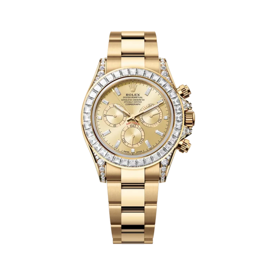 Rolex Daytona Yellow Gold Diamond Champagne Dial  126598TBR-0001 Mens 40mm