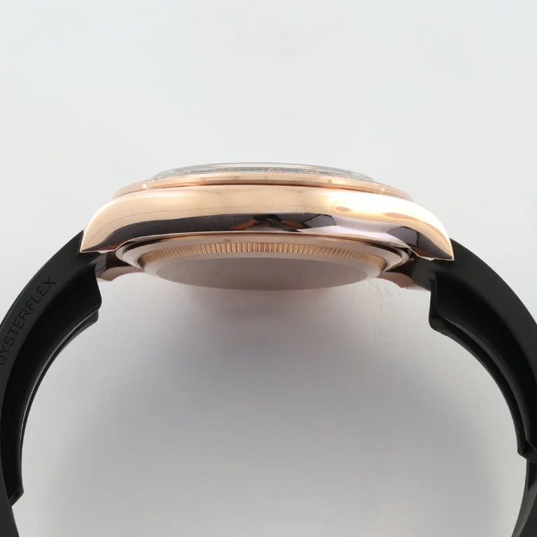 Rolex Daytona Rose Gold Oysterflex Pink Dial 126515LN-0006 Mens 40mm