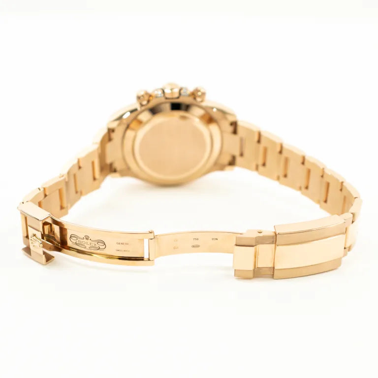 Rolex Daytona Rose Gold Rainbow Black Dial 116595RBOW-0001 Mens 40mm