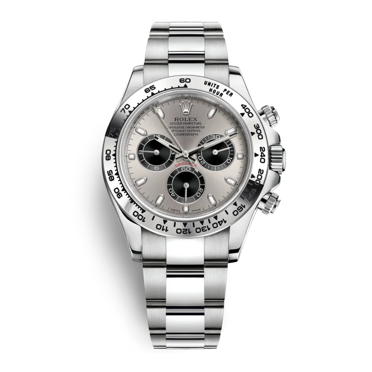 Rolex Daytona White Gold Silver Dial 116509-0072 Mens 40mm