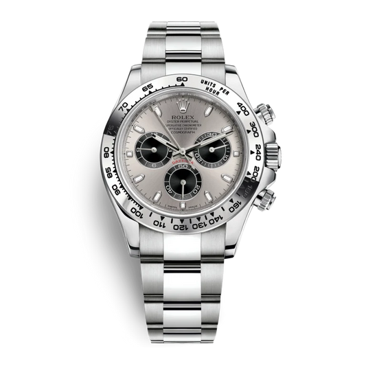 Rolex Daytona White Gold Silver Dial 116509-0072 Mens 40mm