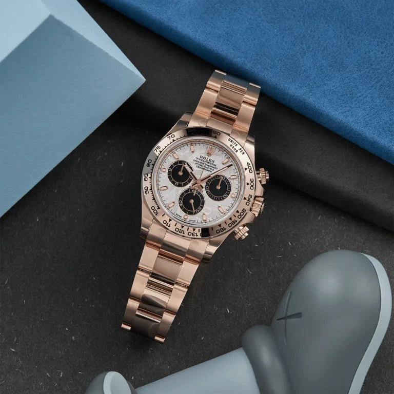 Rolex Daytona Rose Gold Meteorite Dial 116505-0014 Mens 40mm