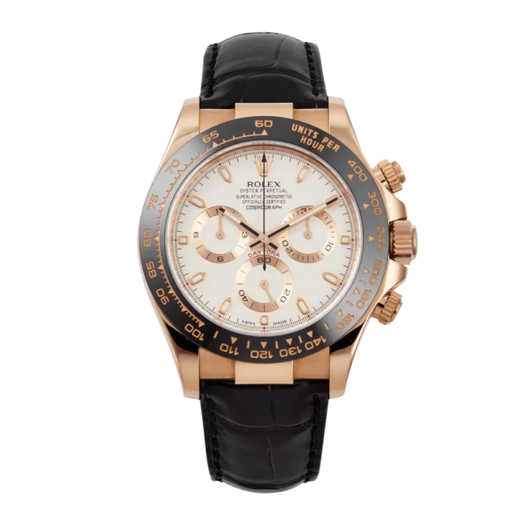 Rolex Daytona Rose Gold White Dial 116515LN-0014 Mens 40mm