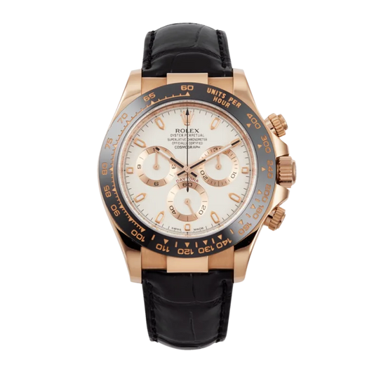 Rolex Daytona Rose Gold White Dial 116515LN-0014 Mens 40mm