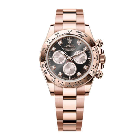 Rolex Daytona Rose Gold Black Dial 126505-0002 Mens 40mm