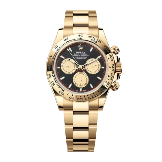 Rolex Daytona Yellow Gold Black Dial 126508-0002 Mens 40mm
