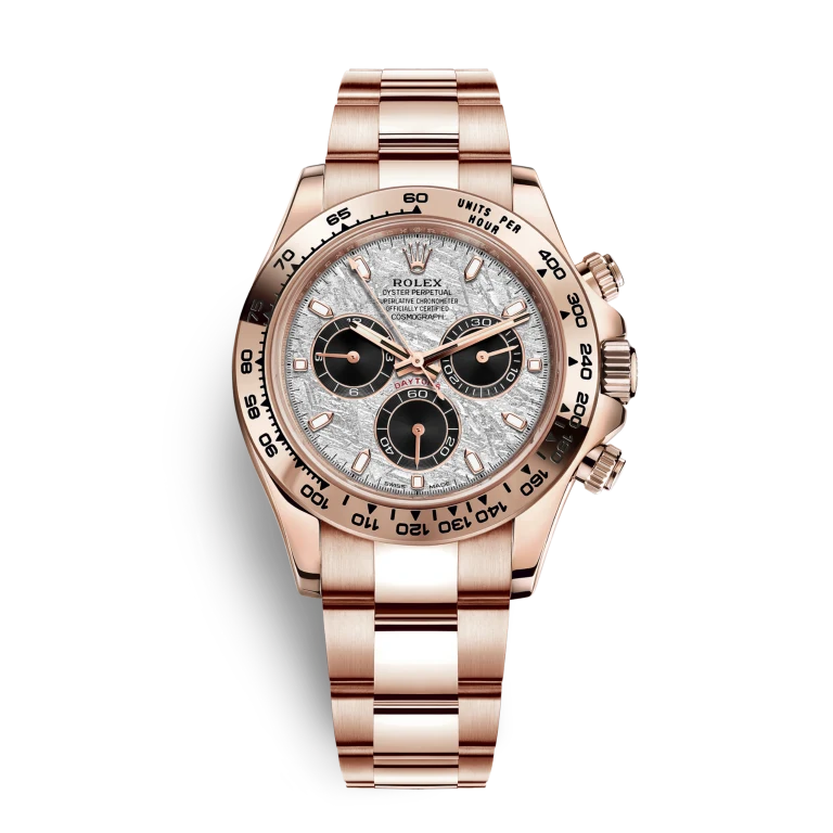 Rolex Daytona Rose Gold Meteorite Dial 116505-0014 Mens 40mm
