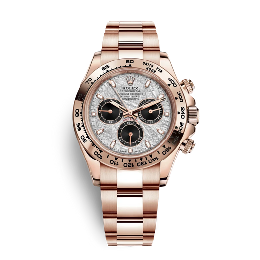 Rolex Daytona Rose Gold Meteorite Dial 116505-0014 Mens 40mm