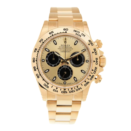 Rolex Daytona Yellow Gold Champagne Dial 116508-0014 Mens 40mm