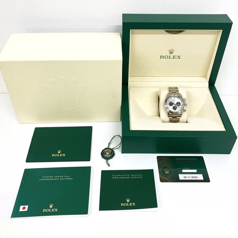 Rolex Daytona White Gold Silver Dial 126509-0003 Mens 40mm