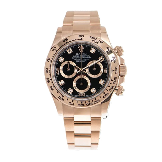 Rolex Daytona Rose Gold Black Dial 116505 40mm
